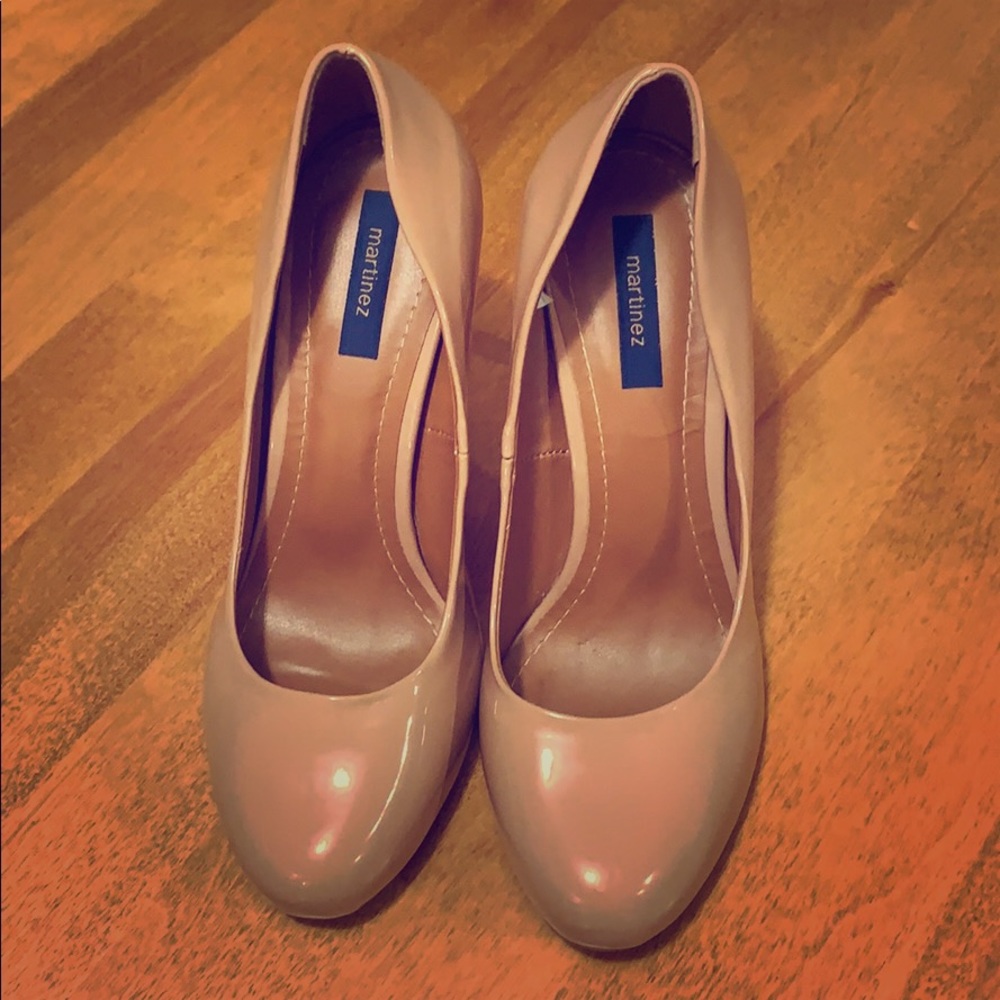 Nude Patent Heels from Brazil
